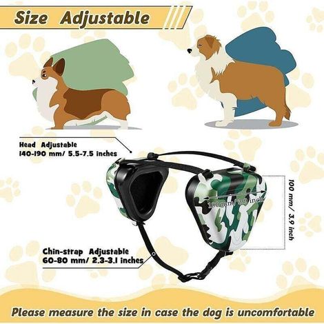 Bardusch-Cache-oreilles de protection contre le bruit des chiens - Casque antibruit pour chiens - Protection auditive - Feux d’artifice (1/2)