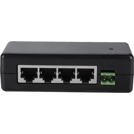 4-Port Gigabit PoE-Netzteil 9V-48V für IP-Kameras, Ethernet-Strominjektor (1/5)