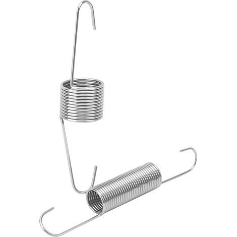Support de ressort de rappel d'accélérateur avec double ressort, en acier inoxydable chromé, adapté aux moteurs Chevrolet. (1/5)