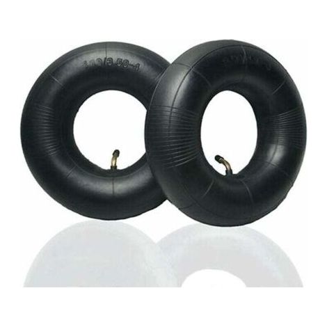 2 pneumatici tubeless della serie 4,10/3,50–4 pollici per carrelli manuali, carrelli trasporto, carrelli, carrelli per trasporto in giardino, tagliaerba pneumatico di ricambio 4,10–4 (1/4)