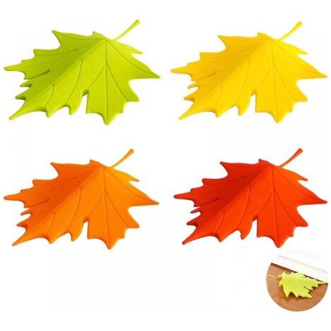 Butée de porte feuilles butées de porte décoratives butée de porte au sol butée de porte décorative 4 pièces (1/5)