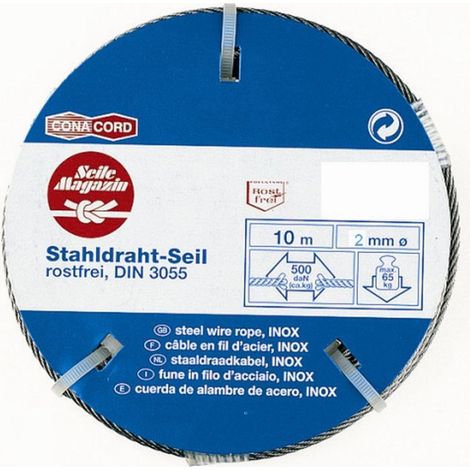 Conacord Drahtseil Ø 2 mm x 10 m Seile