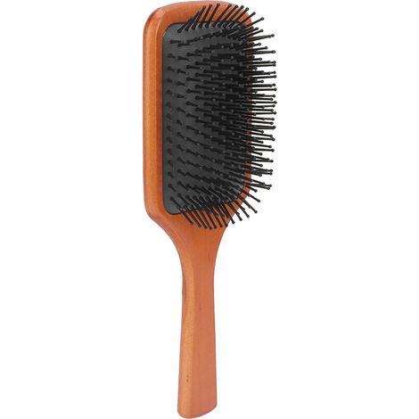 Brosse démêlante en bois pour brushing et lissage capillaire relaxant (1/5)