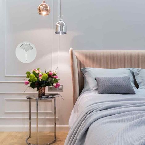Applique Fiore Lampada Led Luce Bianca Calda Naturale 9 W Stile Moderno (1/4)