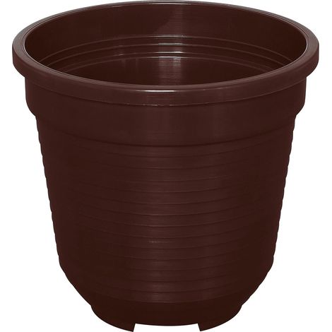 Geli Blumentopf STANDARD Braun Ø  8 cm - Kunststoff