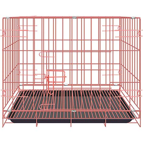 Jaula plegable, doble puerta, metal resistente, interior/exterior, para gatos grandes (1/5)