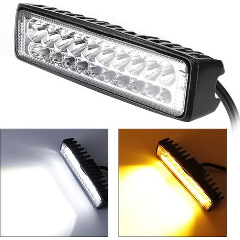 60-W-LED-Projektor mit 20 LEDs für Autos und Motorräder, zweifarbiger Arbeitsscheinwerfer, Fahrlicht, Außenbeleuchtung (1/5)