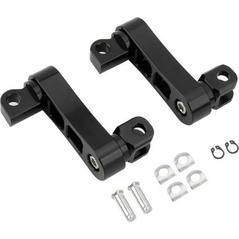 Repose-pieds passager réglables pour moto, repose-pieds autoroute, fixation mâle, support d'extension B (1/4)