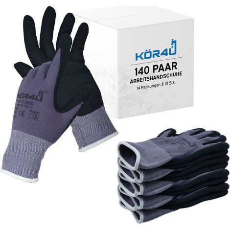 kör4u Arbeitshandschuhe Elite 1000, Nitril-Beschichtung, Größe 11 (2XL), 140 Paar (1/5)