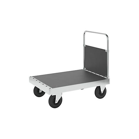 Kongamek  Carrello a pianale zincato JUMBO  con 1 sponda su un (1/3)