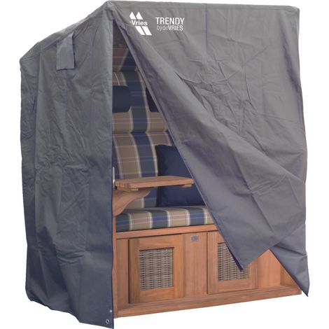 deVries Classic XXL Schutzhülle Schutzhaube für Strandkorb 152x95x165/140 cm