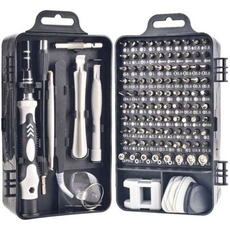 BUNTHAUS PA Chrom-Vanadium-Stahl-Schraubendreherbit-Set für Uhren- und Handy-Reparatur (1/5)