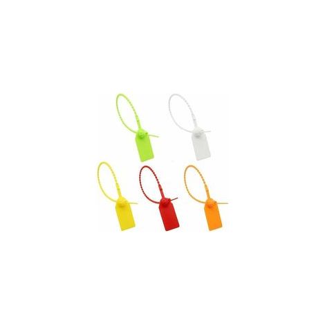 100 Pieces Etiquettes Serre-câbles en Plastique, Etiquettes Cable, Collier de Serrage Plastique, Câble Zip Liens étiquettes pour Vêtements Chaussures Sacs Logistique Transport (1/5)
