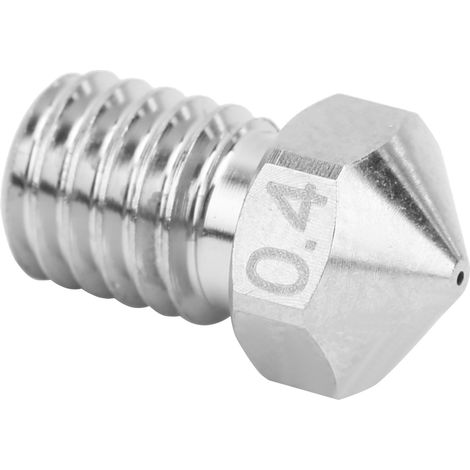 Ersatzdüse aus vernickeltem Messing (0,4 mm) für 3D-Drucker, Extruder-Druckkopf. (1/5)