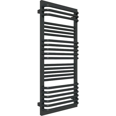 Sèche-serviette électrique noir de 1040mm de haut et 700mm de large - 1000 Watt - POC1040/700E8N
