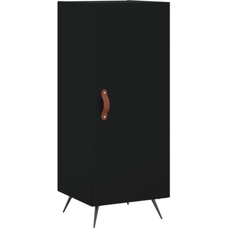 Sideboard Schwarz 34,5x34x90 cm Holzwerkstoff vidaXL (1/3)