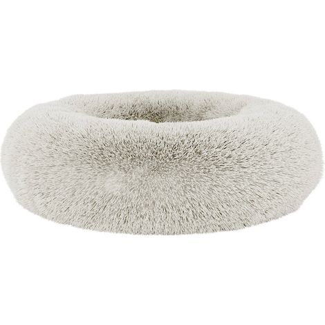 Cuccia per Cani e Gatti Ø60 cm in Poliestere Panna (1/5)