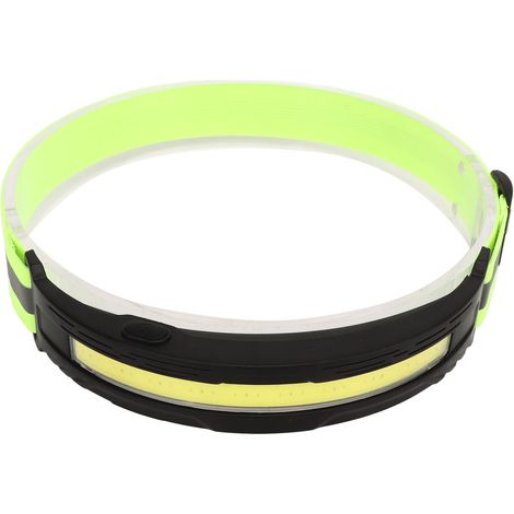 Lampe frontale COB professionnelle haute luminosité, 4 modes d'éclairage, étanche IPX4, réglable et rechargeable pour l'extérieur (1/5)