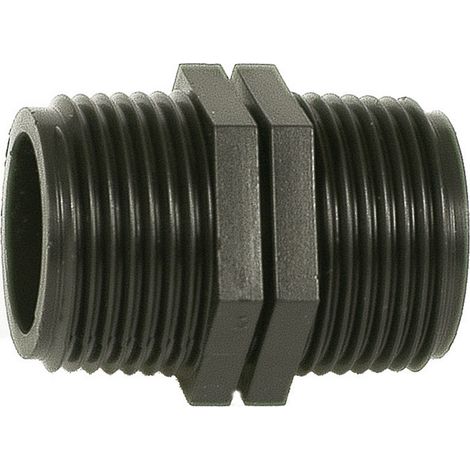 Raccordo Nylon Nipplo 1/2 Per 1/2 - 5 Pl (1/2)