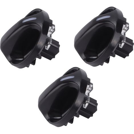 Jeffergarden 3 Pièces Ensemble de Boutons de Chauffage A/C 559050C010 Boutons de Commande de Modification de Voiture Cadrans Chauffage Ca ou Remplacement de Ventilateur pour Tundra 2000-2006-DOU