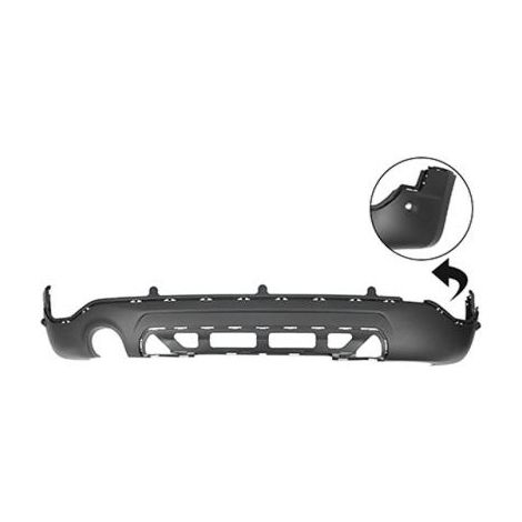 Pare-choc arrière inférieur noir avec trous radars Mini Countryman F60 phase 2 2020-2024