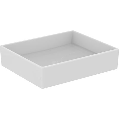Ideal Standard I.Life B Vessel Sit-On Countertop Basin without Overflow 500mm Wide - White (1/5)