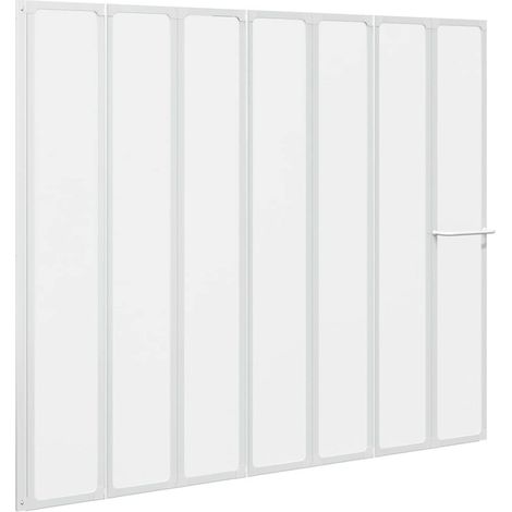 Maison Exclusive - Mampara de ducha con 7 paneles plegables y toa