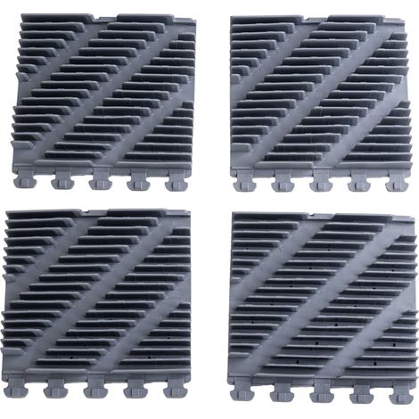 vhbw 4x Spazzola sostituisce Beatbot RRBS01-GNG1  per robot aspiratore per piscina - in PVC, 15,9 x 15,2 x 5,3 cm (1/5)