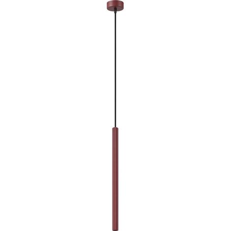 Suspensions Arche acier bourgogne 1xG9 8cm Sollux (1/5)