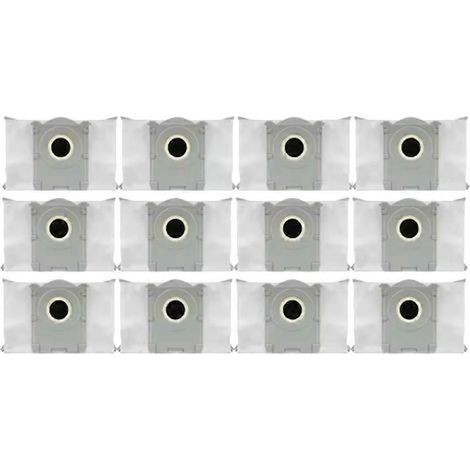 12 Dust Bags pour ECOVACS T50 PRO OMNI / T50 OMNI Accessoires de remplacement Trash Bags (1/4)