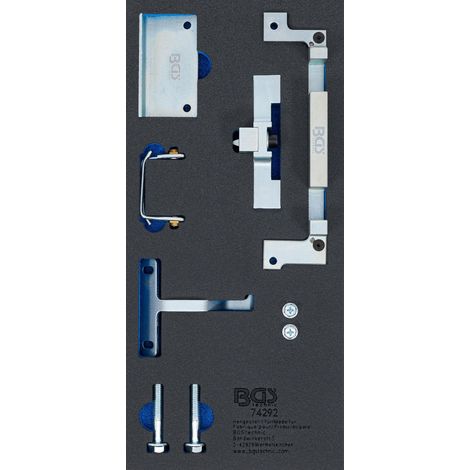 Inserto per carrello officina BGS 1/3: Set di attrezzi per fasatura motore Ford 1.5L 3 cilindri Duratec - 74292 (1/3)