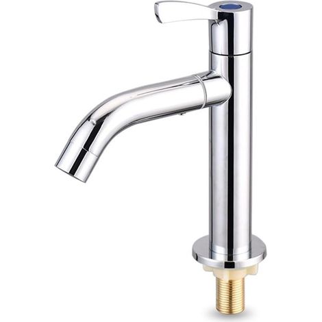 Robinet pour vasque, inox, eau froide, pour vasque et lavabo (1/5)