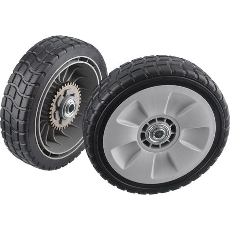2 pièces Roue Arrière de Tondeuse à Gazon de 8 pouces avec Engrenage pour Honda 42710-VE2-M01ZE 42710-VE2-M02ZE HRR216K6