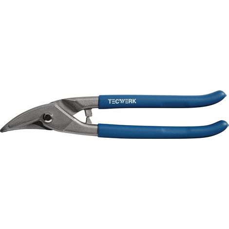 Cisailles à tôle L.totale 250mm droite ACIER max.1mm INOX max.0,5mm Poignées de qualité revêtues plastique TW (1/2)