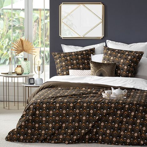 Parure de lit Suite kaki 240x220 Atmosphera (1/2)
