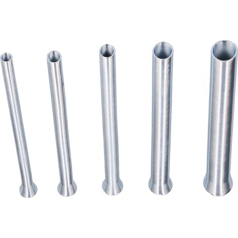 Kit de 5 cintreuses à ressort flexibles pour tubes en cuivre et aluminium (1/5)