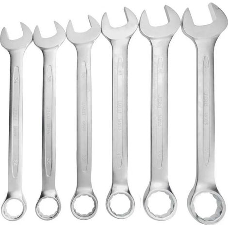 Chiavi combinate jbm combination wrench set 34-50mm 6 pezzi