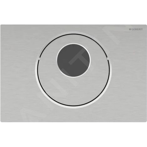 Commande Geberit électronique secteur DT Sigma10R man Sig8 brossé - GEBERIT 115.856.SN.6 (1/3)