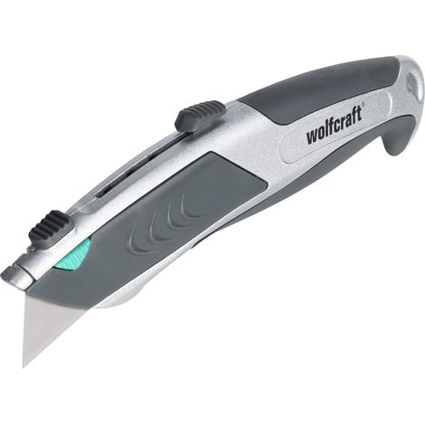 wolfcraft Cutter professionale a lame trapezoidali a ricarica automatic I 4320000 I Cutter professionale per uso intensivo (1/5)