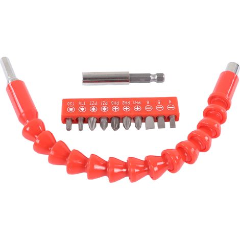 Set mit 10 flexiblen magnetischen Verlängerungsstangen für Elektroschrauber, Reparatur- und Heimwerkerzubehör (1/5)