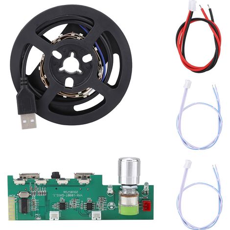 Module Amplificateur Bluetooth - Carte Puissance Audio Avec Lampe RGB - Lecture USB MP3 - Fonction Mémoire - 1 Pièce (1/5)