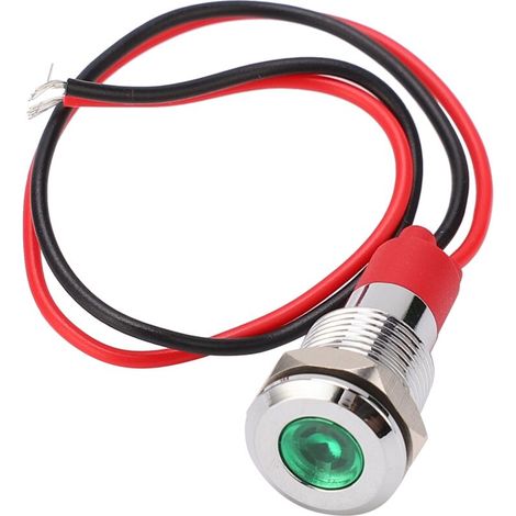 LED métal voyant étanche puissance petits composants de contrle industriel filaire 10mm220V (1/5)