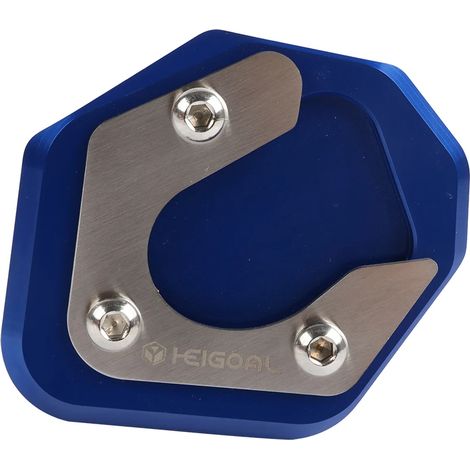 (Bleu) Compatible avec les accessoires de moto CFMOTO CF MOTO 800MT MT800 800 MT 800 : béquille latérale, extension de béquille, support, plaque d'agrandissement maxpower (1/4)
