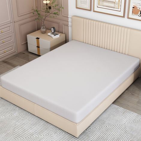 Materasso 140x200 cm, durezza H3, fodera traspirante e resistente con particelle e maniglie antiscivolo (1/5)