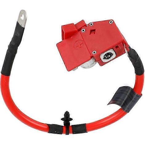 Câble de batterie positif automobile 61128796155 compatible avec les séries 3, 4, G20, G21, G22, G23 (modèles 2019-2022), dispositif de protection de câble de batterie 61128704706. (1/5)