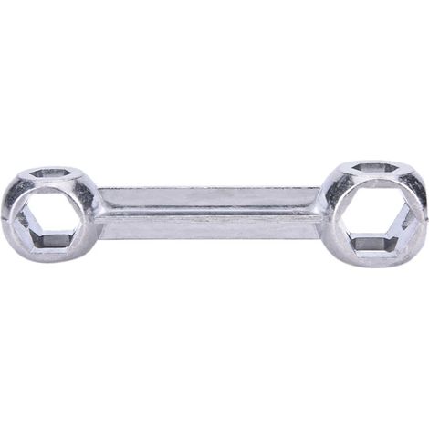 clé hexagonale pratique en forme d'os de chien en alliage 10 en 1, outil de réparation portable durable