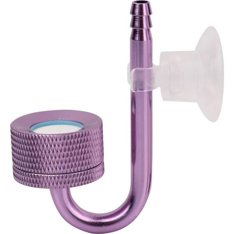 Aquarium Atomiseur Système Diffuseur,Aluminium Aquarium CO2 Diffuseur Dioxyde de Carbone Réacteur Aquatique Eau Plantons pour Poissons d'Aquarium Réservoir Aquatique Eau Végétale (Violet) GROOFOO (1/5)