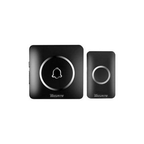 Sonnette sans fil PB-208R noire 300 mètres