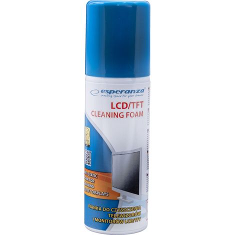 Schiuma detergente per schermi lcdtft esperanza 100 ml