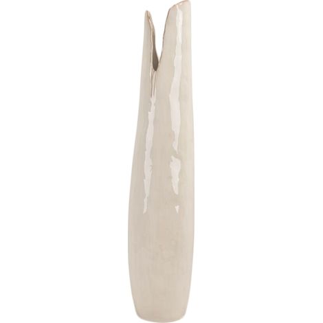 Vaso bianco in ceramica raffinato Light & Living Mesa (1/2)